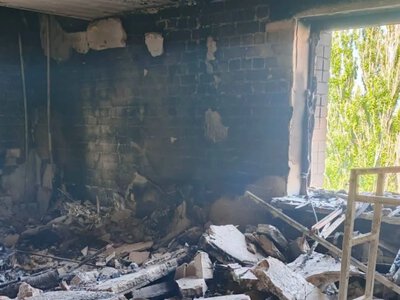  Російський дрон знищив приміщення одного з гуртожитків Херсонського державного університету. ФОТО 