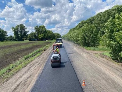 На Полтавщині за тиждень відновили майже 28,6 тисячі м² доріг