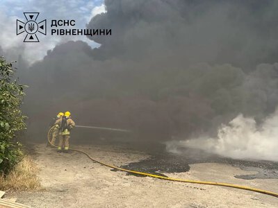 Пожежа на Рівненщині спричинила локальне забруднення повітря, рівень - не критичний