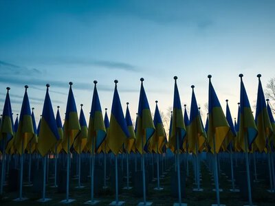 Херсонська ритуальна служба закуповує 905 прапорів України за 113 тисяч гривень