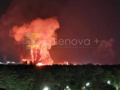 Дрони масовано атакували портову інфраструктуру в Новоросійську