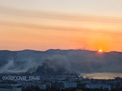 У Краснодарському краї рф після атаки дронів палають порт і нафтовий термінал – ЗМІ