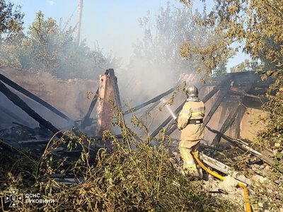 На Буковині за добу рятувальники ліквідували пожежі та допомогли постраждалому в ДТП