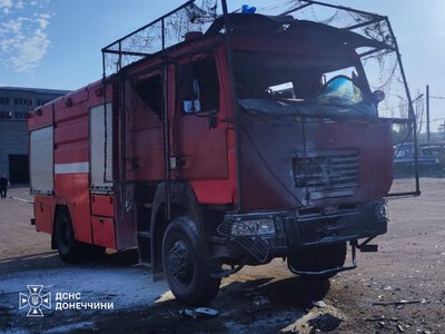 Окупанти атакували рятувальників під час гасіння пожежі у Краматорську (фото)