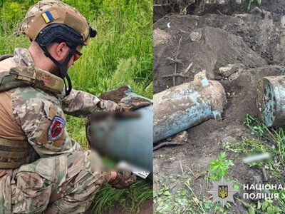 На Полтавщині вибухотехніки поліції знешкодили нерозірвану бойову частину ворожої ракети