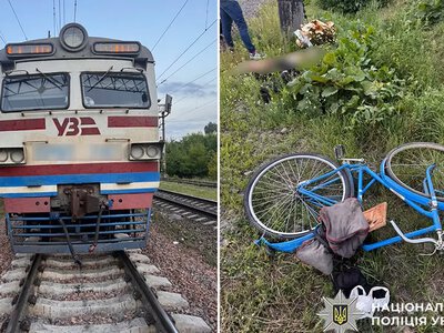 Велосипедист загинув під колесами електропотяга у Хмельницькому