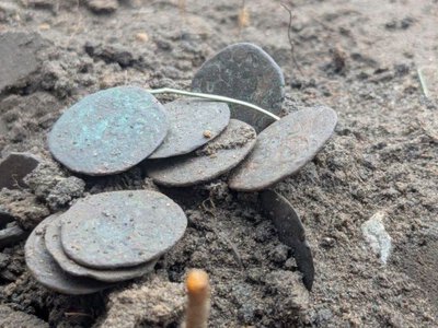 Унікальна знахідка на Полтавщині: археологи заповідника «Більськ» відкопали скарб монет XIV століття