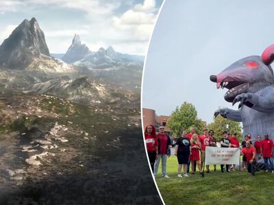 Поки Аша Шарма грала в The Elder Scrolls 6, на вулиці на неї чекав гігантський щур