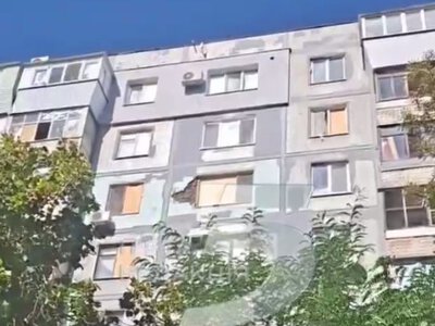 Диво на Шевченківському: У Запоріжжі «Шахед» влетів у 9-поверхівку та не здетонував