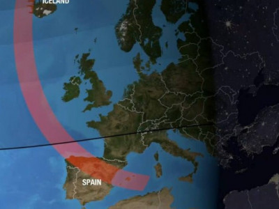 NASA показало Крим частиною росії під час трансляції сонячного затемнення