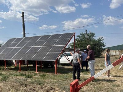 У громаді Білгород-Дністровського району водонапірну башту перевели на сонячну енергію