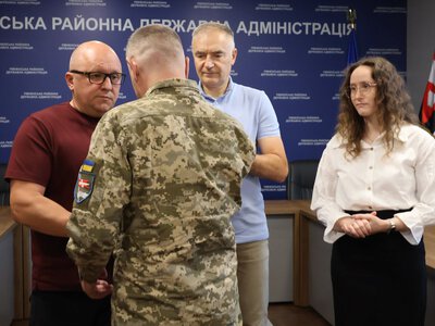 У Рівненському районі відзначили військовослужбовців державними нагородами