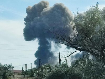Сили оборони уразили вежу аеродрому «Саки» та ретранслятор БпЛА в Криму