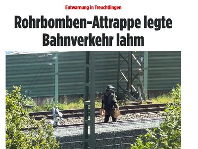 У німеччині зупинили залізничний рух через муляж бомби – Bild