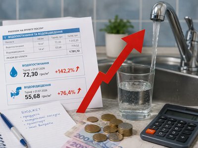 На Рівненщині різко подорожчали вода та каналізація