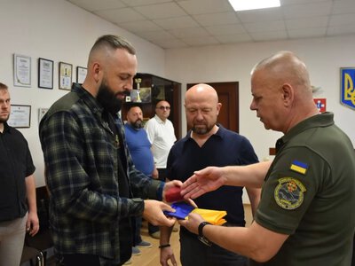 Захисника з Уланівської громади Юрія Оляновського нагородили медаллю «За врятоване життя»
