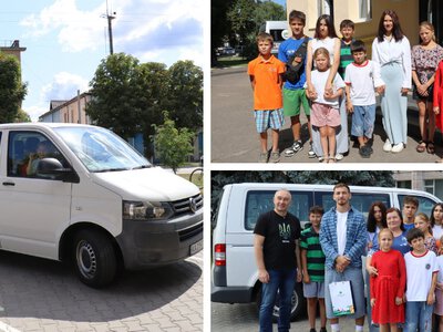 Родина Савченків із села Білки отримала мікроавтобус завдяки журналісту з Нідерландів