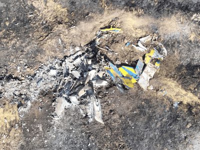 Слідчі знайшли чорну скриньку МіГ-29, який впав на Одещині