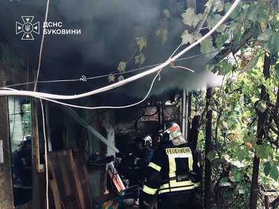 На Буковині за добу рятувальники ліквідували шість пожеж