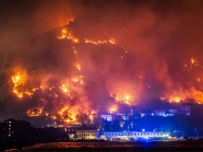 Відео: У Хорватії масштабна пожежа дісталася міста, є десятки постраждалих
