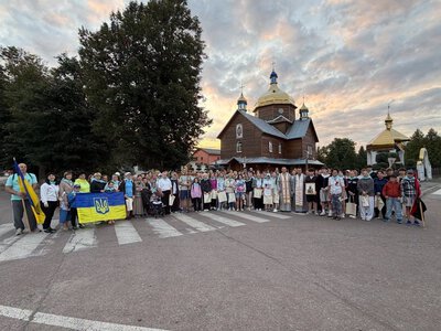 Парафіяни з Рожнятова здійснили традиційну пішу прощу до Гошівського монастиря