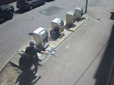 Рослинні відходи заблокували підземний контейнер: у Вінниці камери зафіксували порушення