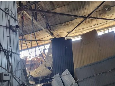 Росіяни вдарили трьома бомбами по броварні “Дрофа” в Херсоні