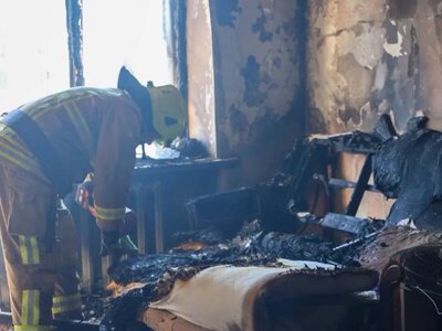 У Рівному під час пожежі в багатоповерхівці врятовали жінку з дитиною та евакуювали 11 мешканців
