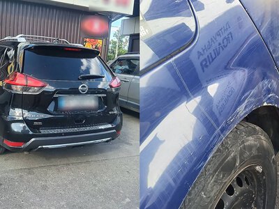 У Сумах водій пошкодив припарковану машину і втік