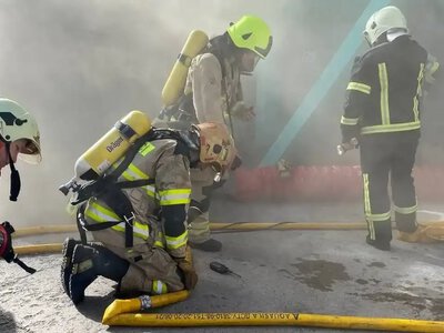 Після смертельної пожежі на Центральному ринку Рівного звільняють проїзди для спецтехніки та відпрацьовують евакуацію (ВІДЕО)