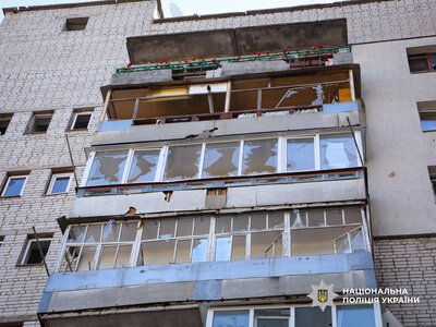 У Смілі поліція завершила обстеження місця атаки російського дрона