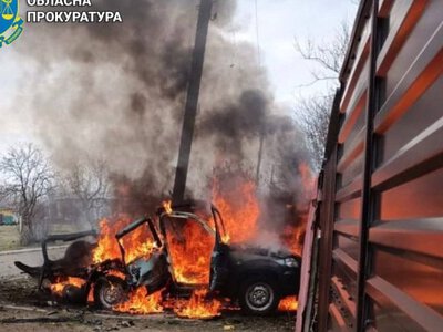 На Харківщині окупанти атакували цивільне авто, є поранені