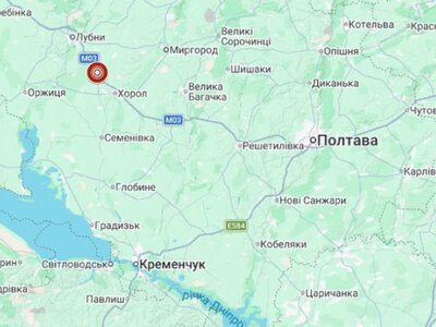 На Полтавщині зафіксували землетрус магнітудою 2,4