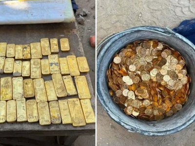 У Бельгії будівельники знайшли в стінах будинку золото на €9 млн (ФОТО)