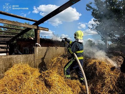 На Вінниччині за добу рятувальники ліквідували 4 пожежі у житловому секторі