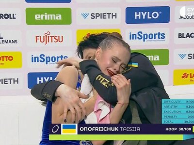 Таїсія Онофрійчук вперше в кар'єрі стала чемпіонкою світу з художньої гімнастики