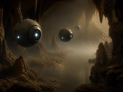 NASA профінансувало концепт аероботів для дослідження печер Титана