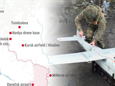 Росіяни облаштували пускові майданчики реактивних дронів поблизу кордонів Чернігівщини та Сумщини