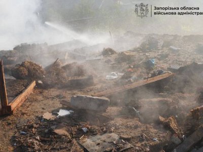 Росіяни атакували авто з хлібом та житловий будинок у Біленьківській громаді на Запоріжжі
