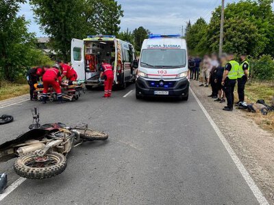 На Рахівщині зіткнулися два мотоцикли: травмувалися троє неповнолітніх