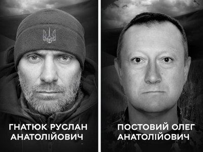 Сьогодні Вінницька громада попрощалася із полеглими Захисниками Русланом Гнатюком та Олегом Постовим