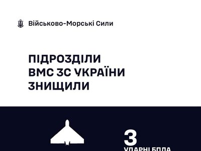Українські моряки минулої доби знищили 3 російські «шахеди»