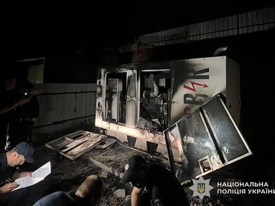 У Львові чоловік підпалив генератор на території лікарні (фото)