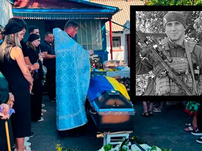 Вчорайшенська громада прощалася з воїном: у Чорнорудці в останню дорогу провели Анатолія Середюка