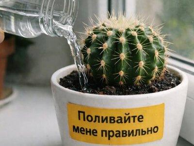 Як часто потрібно поливати кактус: правила, які мають знати усі власники такої рослини