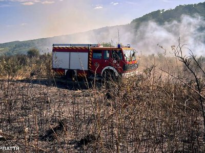 Підпалив сухостій і потрапив до лікарні: на Хустщині 79-річний чоловік отримав опіки