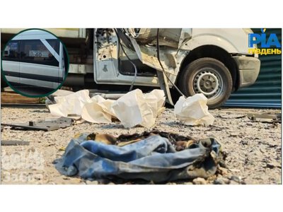 Окупанти вдарили по автостоянці у Запоріжжі: пошкоджені маршрутка та вантажівка (відео)
