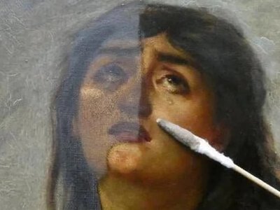Після реставрації картини XIX століття виявили сльозу на обличчі жінки