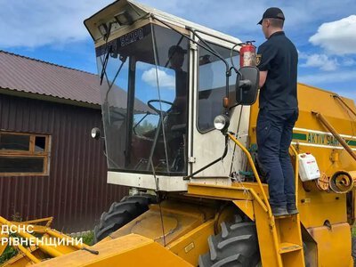 На Рівненщині рятувальники перевіряють аграріїв під час жнив
