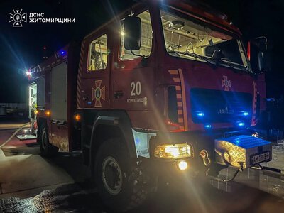 Загинула людина під час пожежі на підприємстві у Коростишеві